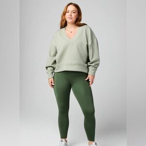 Fabletics Cozy Fleece V-Neck Sweatshirt